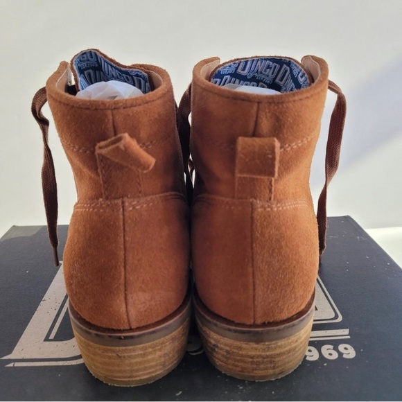 Dingo  Whisky Green Acres Pointed Toe Lace up Booties Brown Suede Sz 6.5 NWOB - Picture 4 of 5